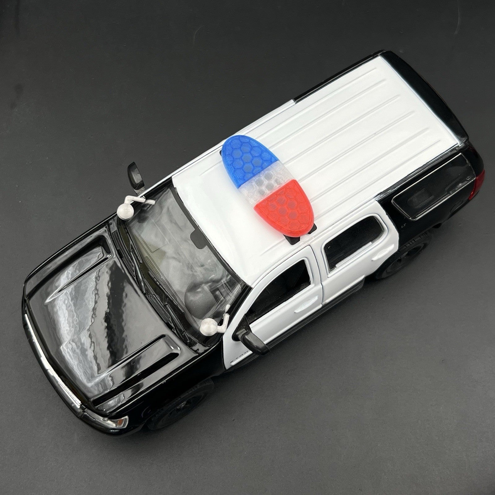 1/24 25 LED Ready Blue Red Federal Signal Arjent Lightbar Police Sheriff SUV12