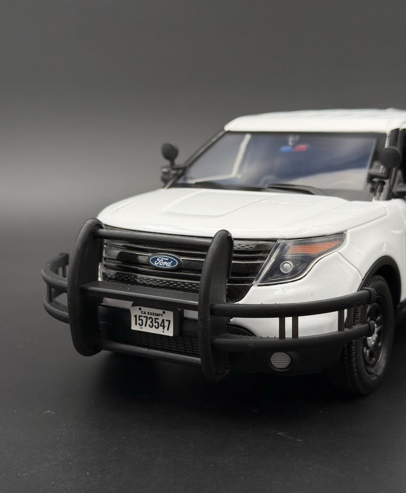 1/18 Setina Double Wrap Around Push Bumper Pushbar Motormax Explorer Police 18542