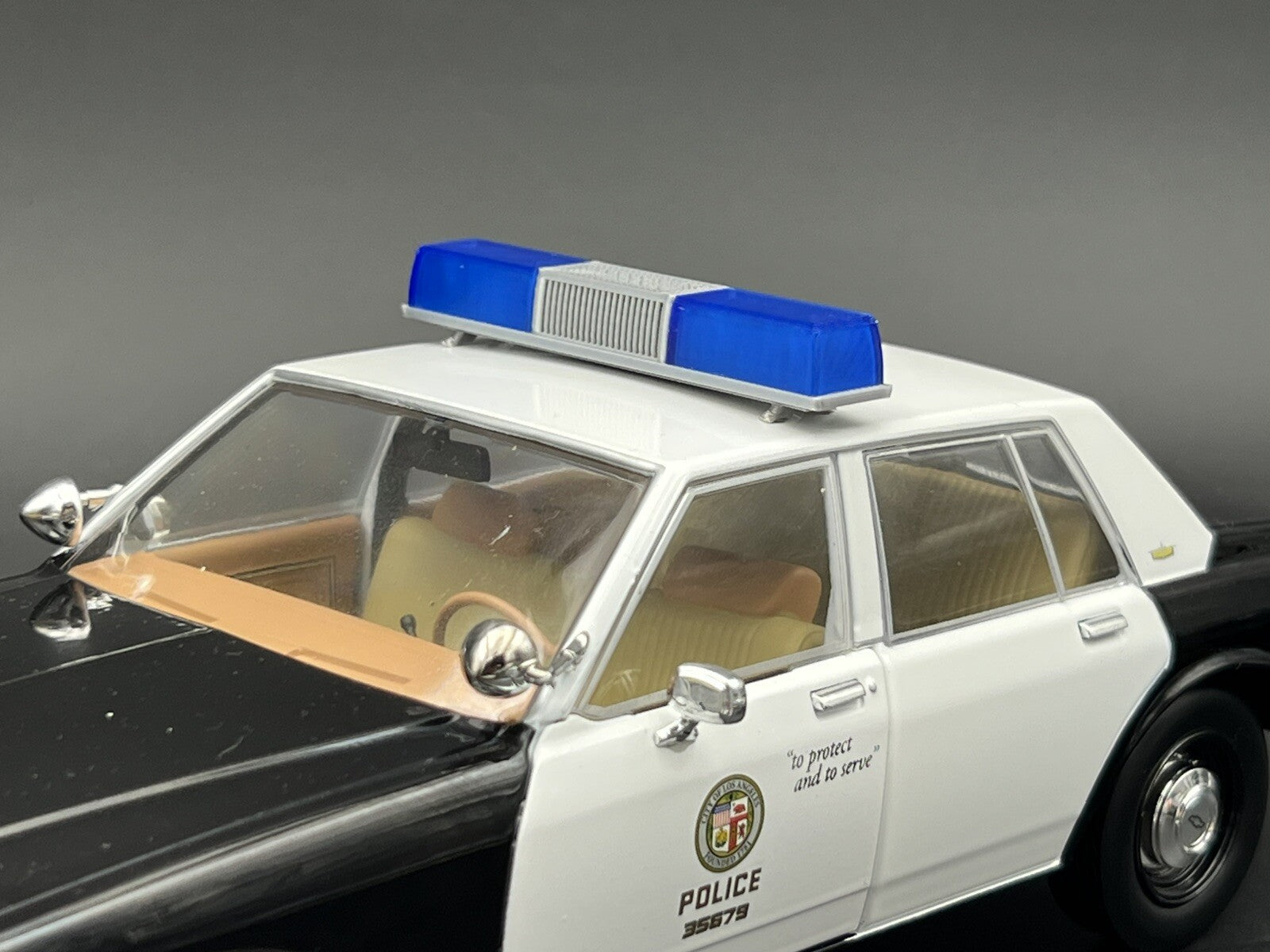 1/18 Blue Federal Signal Twinsonic Lightbar Police Sheriff State Highway Patrol3