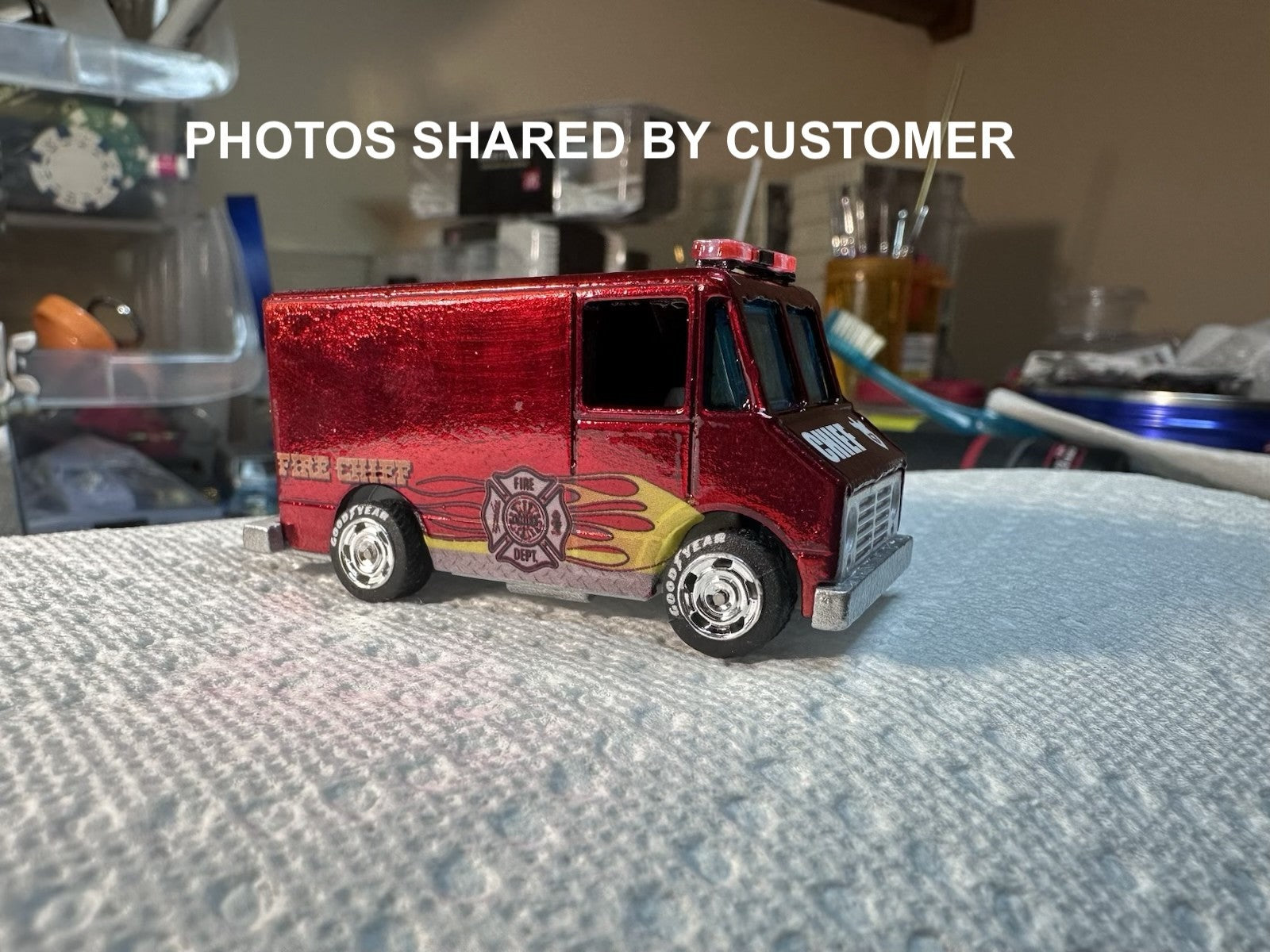 2-Pack 1/64 Whelen Edge Lightbar Red Fire EMS Police Sheriff Ambulance 6409R8