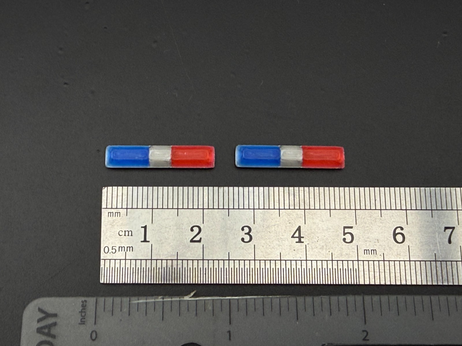 2 Pack 1/64 Scale Code 3 LP6000 Blue Red Lightbar Greenlight Police 6417BR1