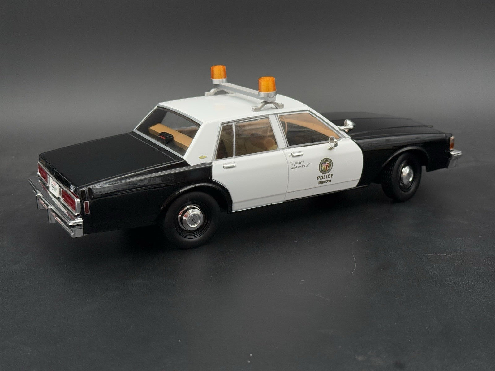 1/18 LED Ready Federal Amber Twin Beacon Ray Only Police Lightbar Visibar10