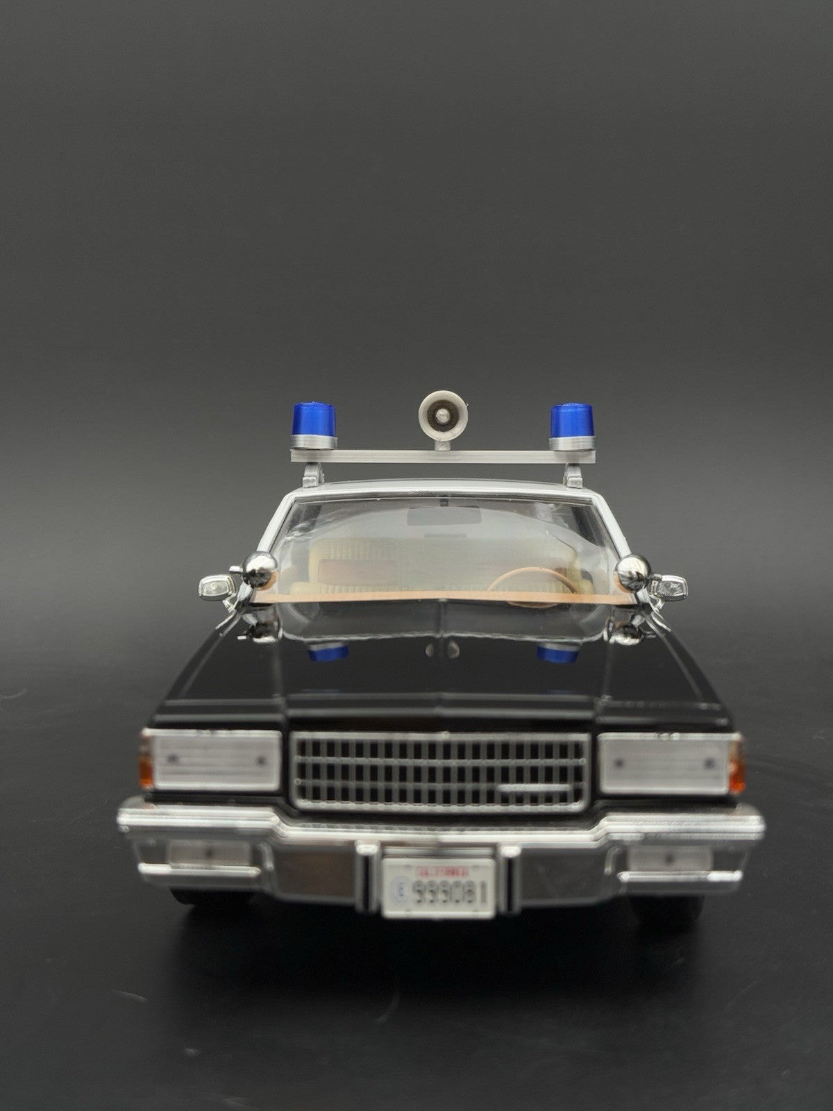 1/18 LED Ready Federal Blue Twin Beacon Ray Speaker Police Lightbar Visibar3