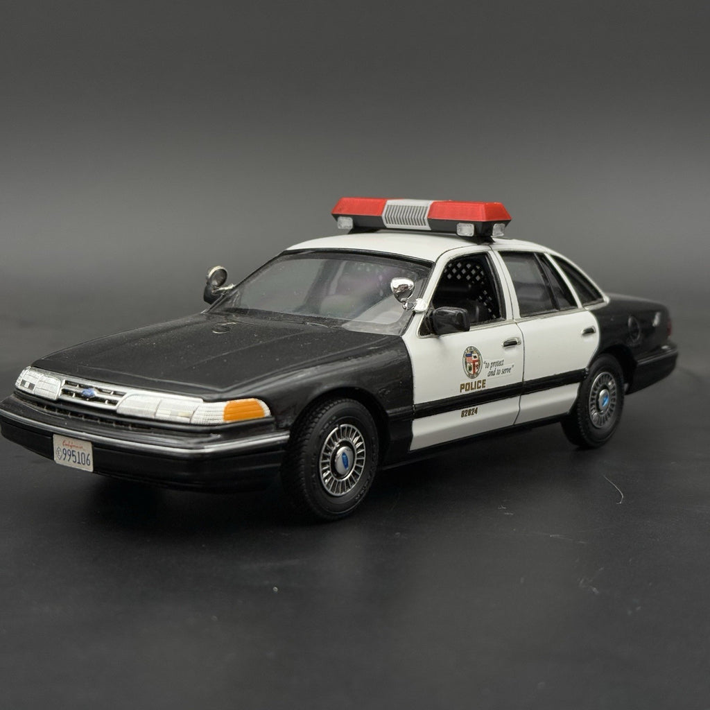 1/18 Scale Red Chrome Streethawk Lightbar New York Police Sheriff Fire5