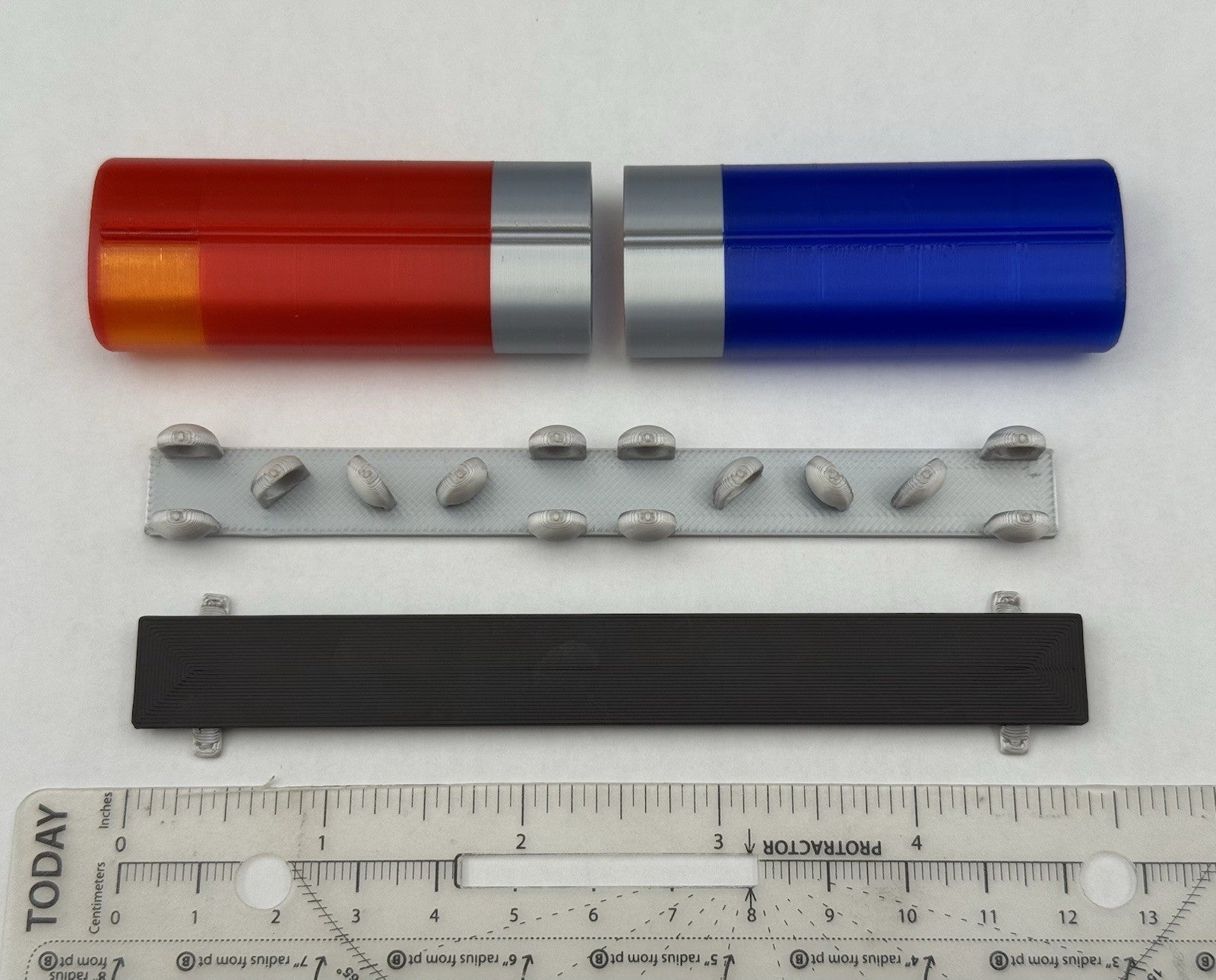 1/10 LED Ready AeroDynic Lightbar 240 Robert LA Sheriff Police Blue Red 1001BR21