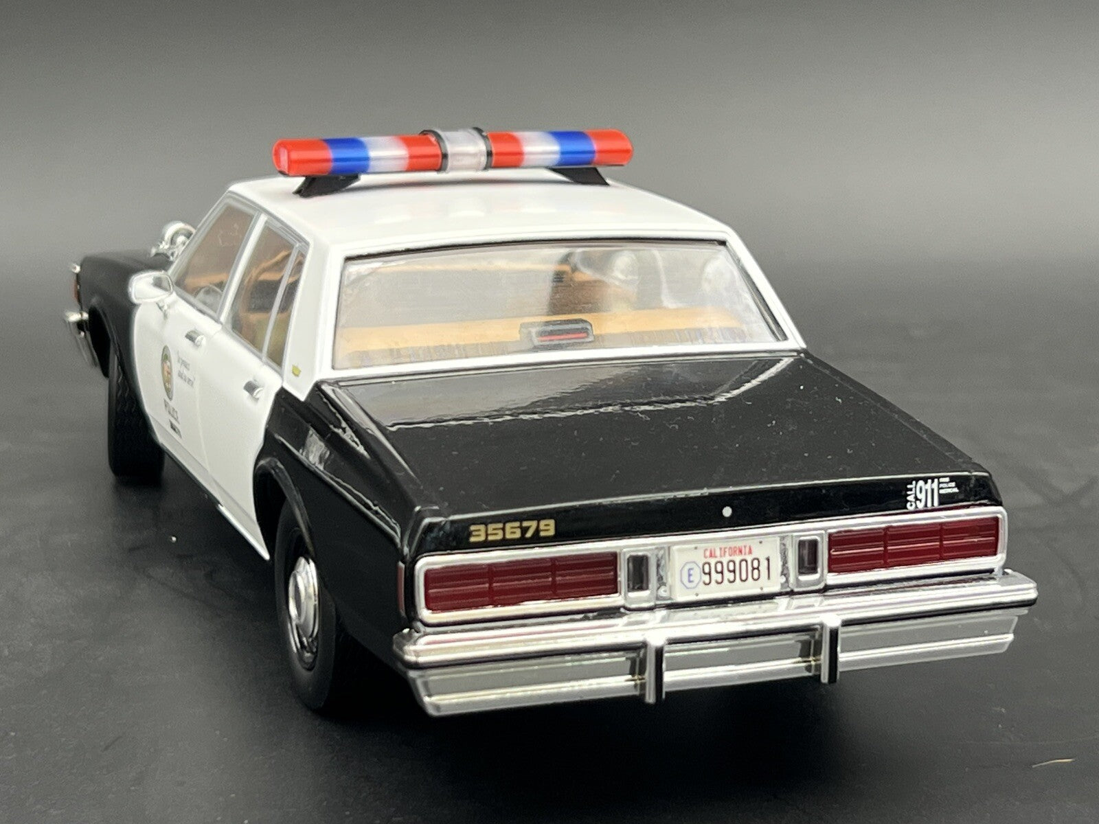 1/24 25 Scale Model Jetstream Lightbar Oklahoma Highway Patrol Blue Red 2419 OHP7