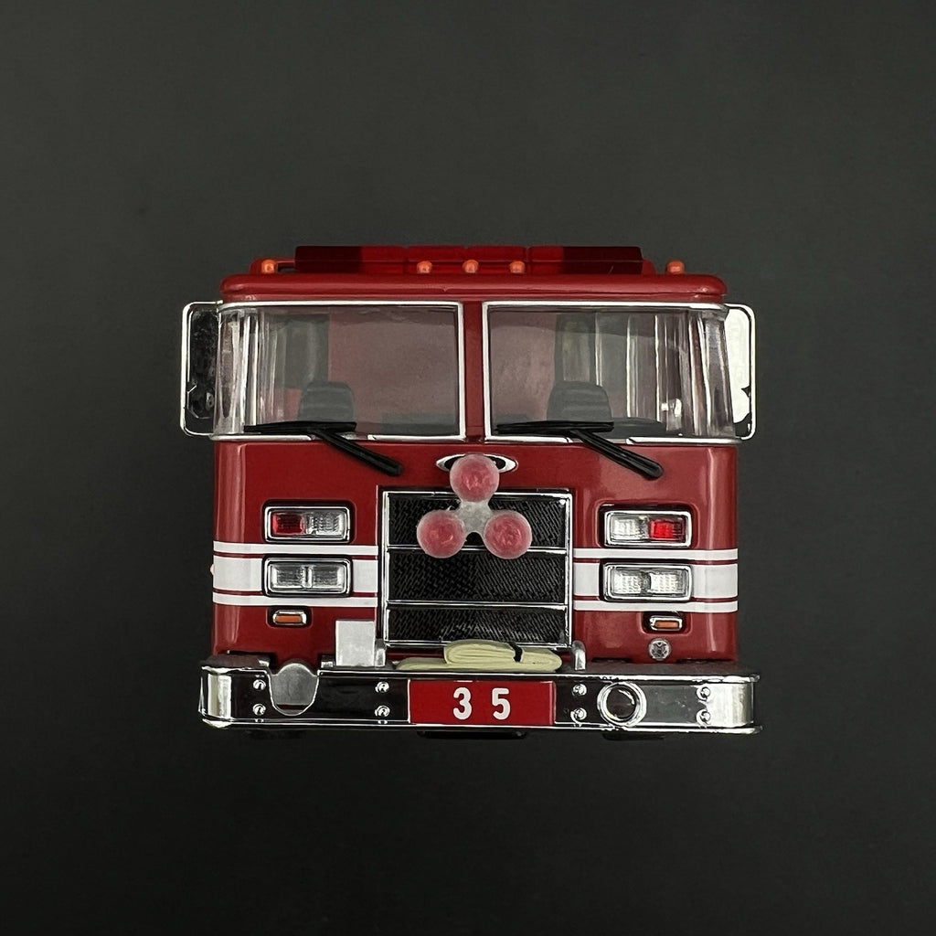 2 Pack 1/64 Roto Ray Red Emergency Light Code 3 Fire Truck Engine Ladder3
