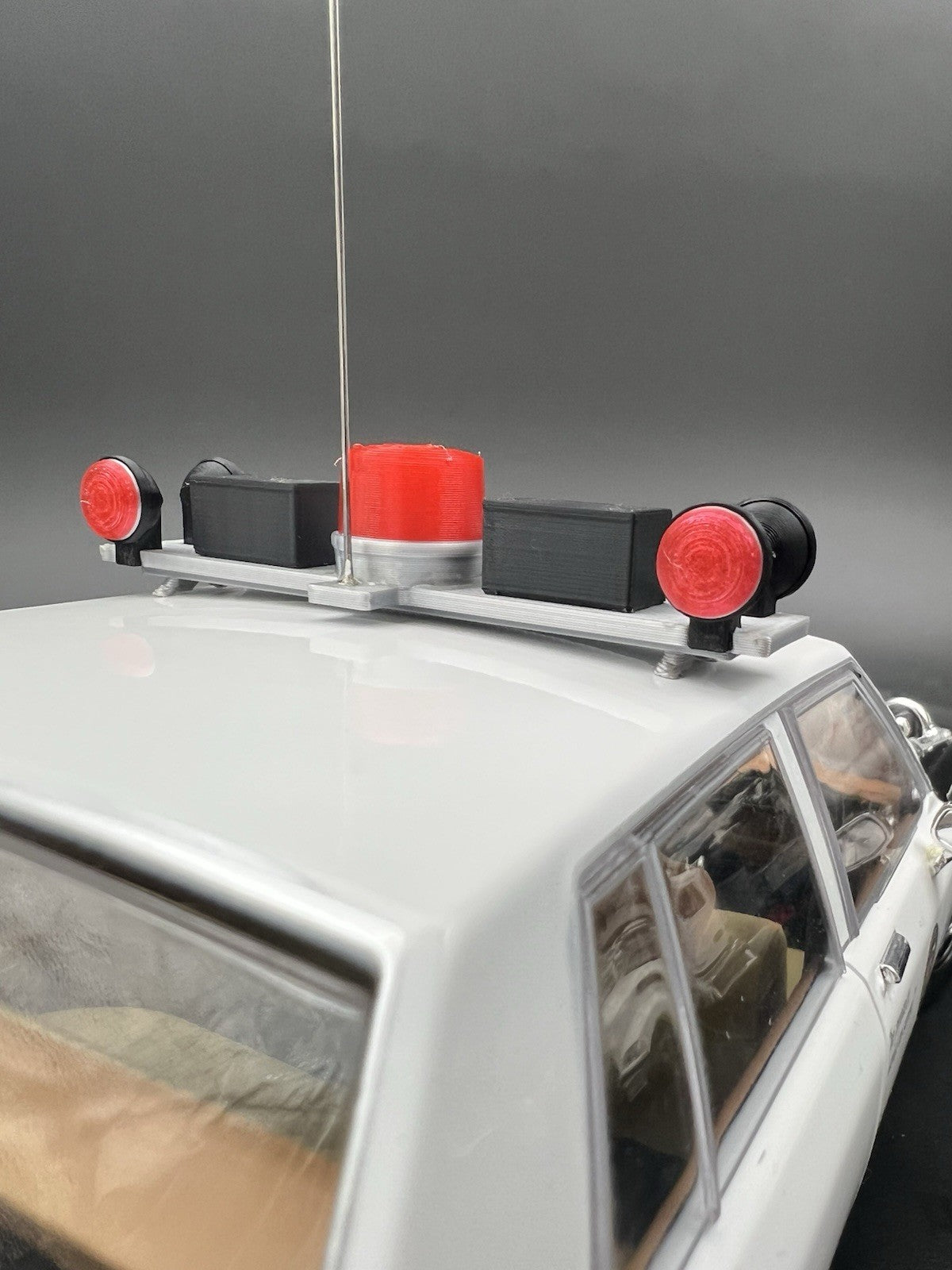 1/18 Dominion Lightbar Red Clear Ontario Provincial Police OPP Style Canada5