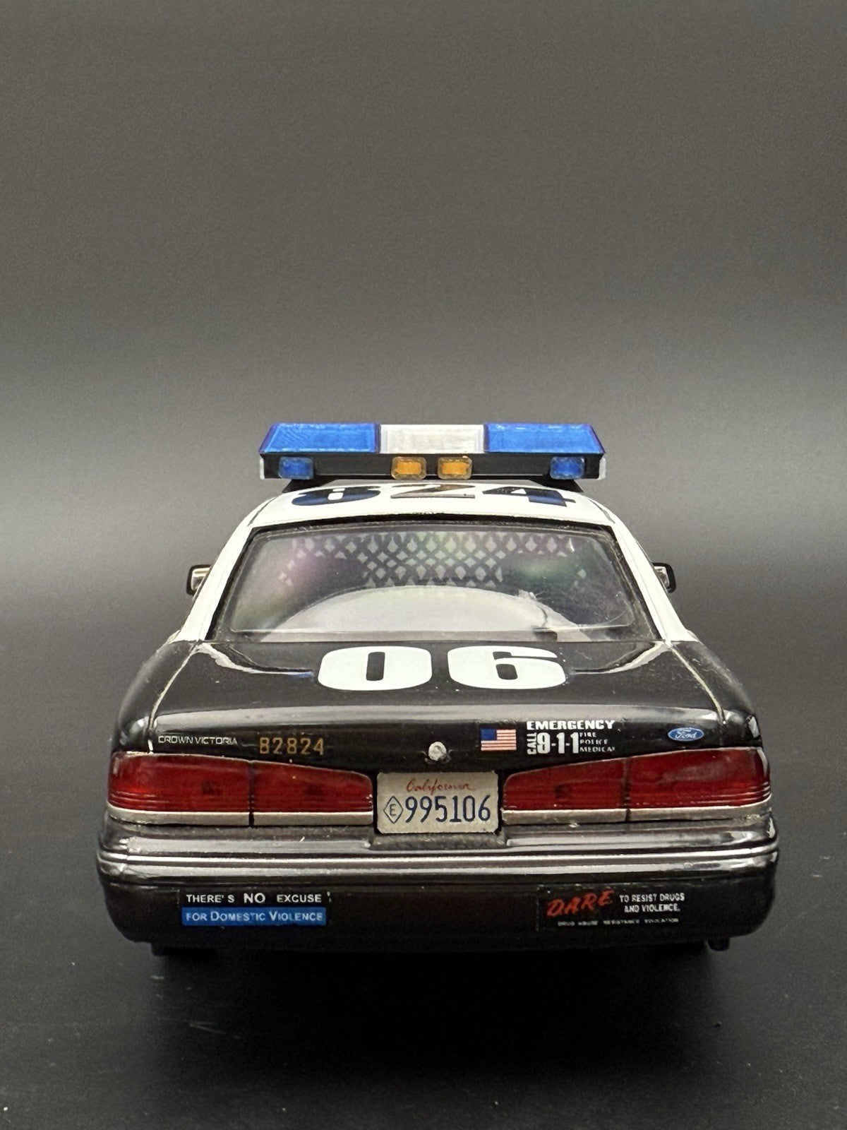 1/24 25 Scale Blue Clear Streethawk Lightbar Police 246413