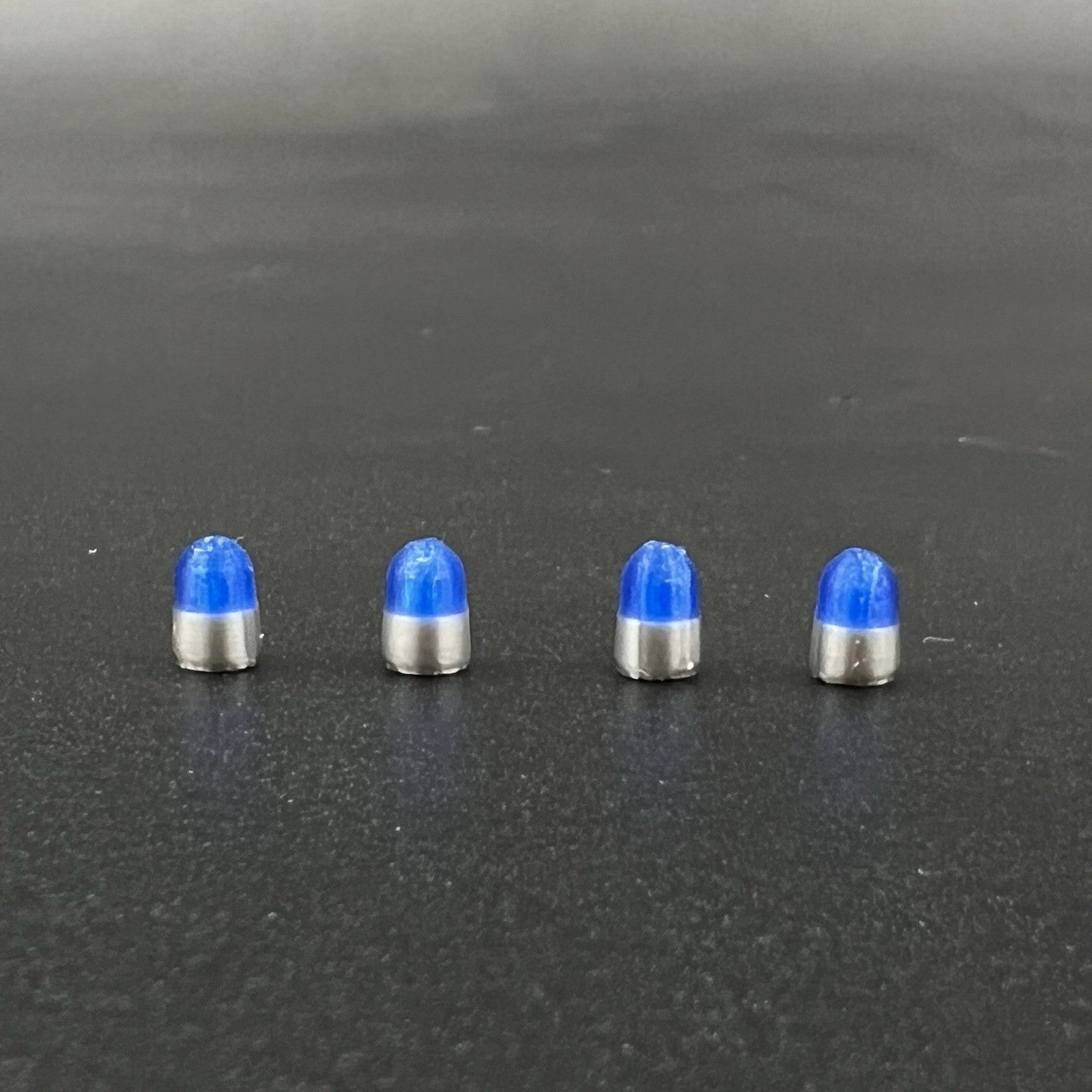 4 Pack 1/64 Vintage Blue Beacon Ray Lightbar Sheriff Police Fire Ambulance7