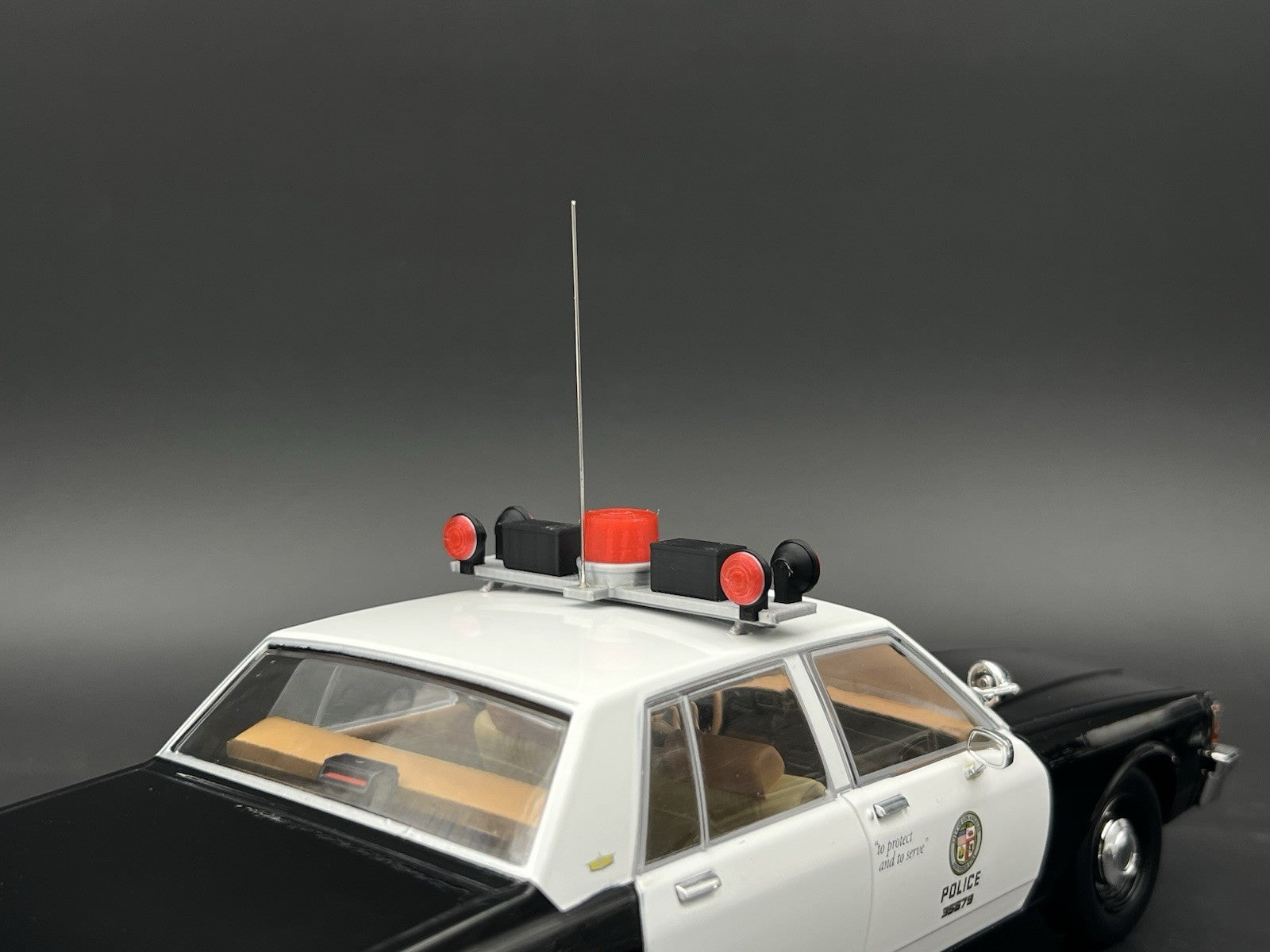 1/18 Dominion Lightbar Red Clear Ontario Provincial Police OPP Style Canada14