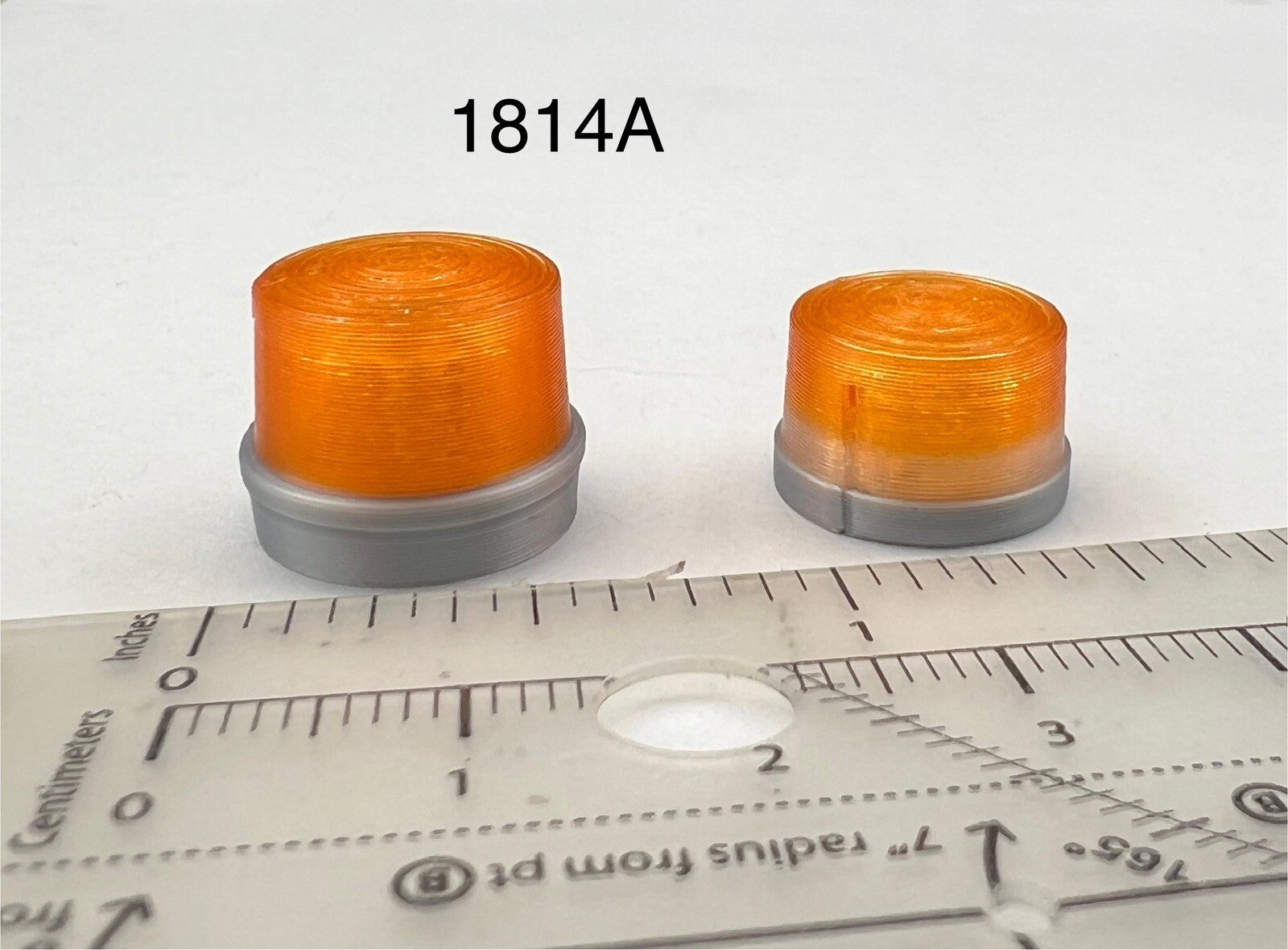2 Pack 1/18 LED Ready Amber Beacon Lightbar Construction Work Tow Truck Security0