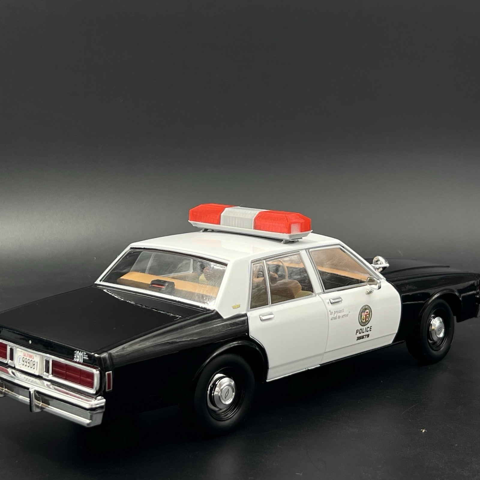1/18 Red Smith Wesson 8780 8880 8980 Lightbar Police Sheriff Fire13