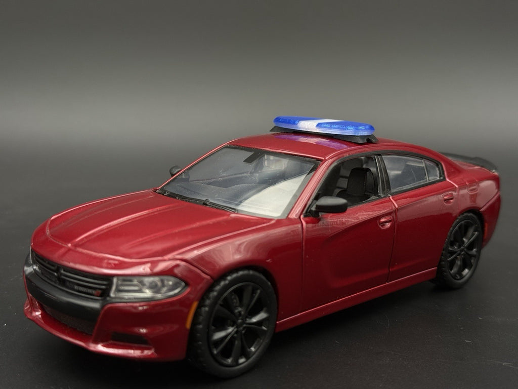 1/24 25 PCB Ready Blue Federal Signal Arjent Lightbar Police SUV 2412PCBBC6