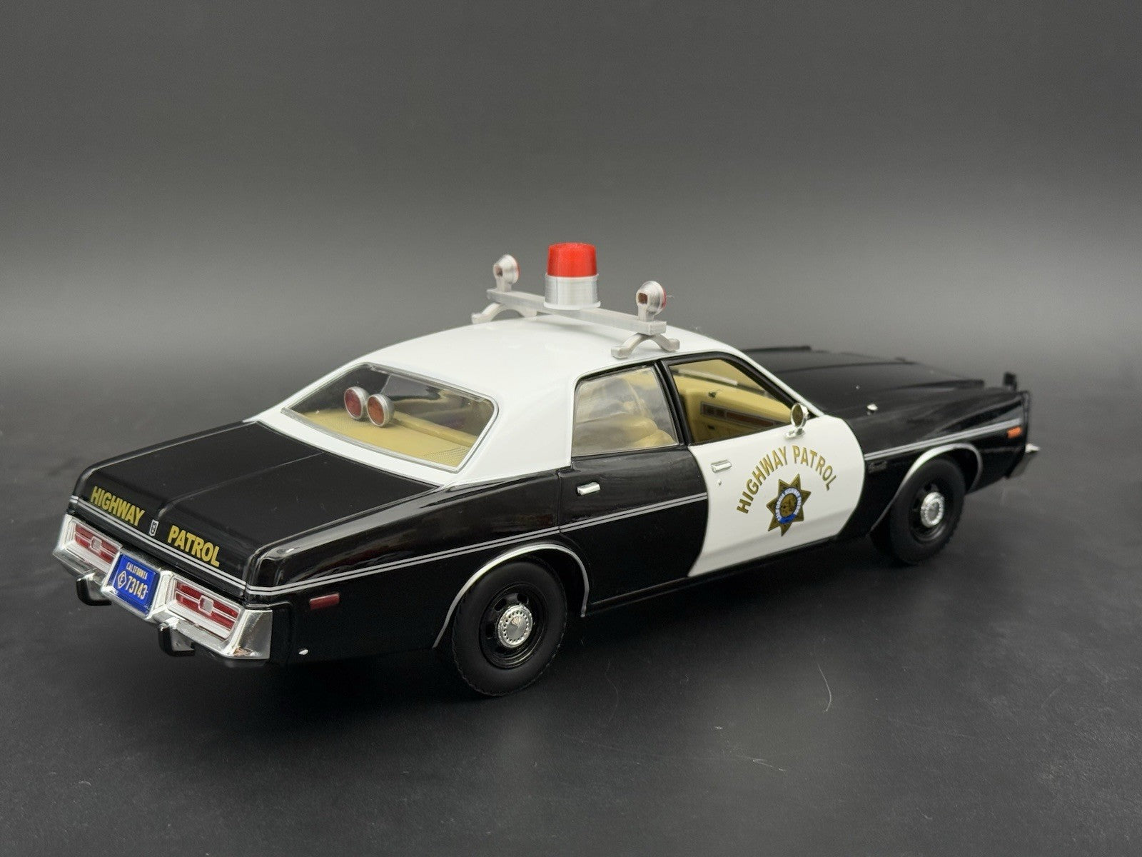 1/18 LED Ready Federal Visibar CJ 184 284 Red Beacon Red Lollipop Police Light6