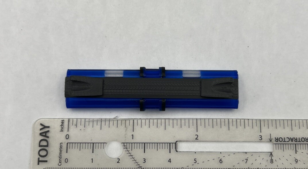 1/18 LED Ready Jetstrobe Jetstream Lightbar Blue Clear State Police Sheriff12
