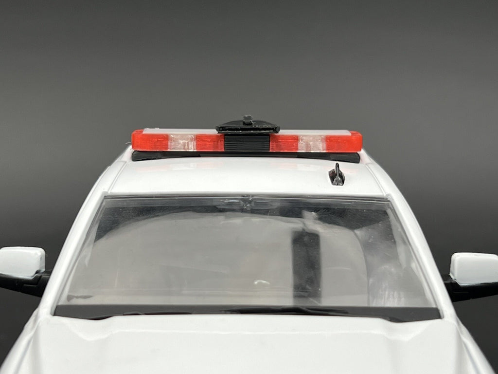 1/24 25 27 LED Ready Whelen Edge Lightbar Red W/ Speaker Fire Police Sheriff3