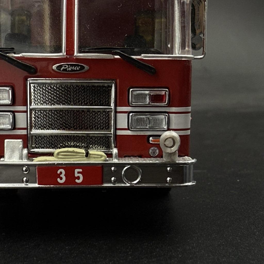 2-Pack 1/50 Scale Model B&M Super Chief Siren Code 3 Fire Truck Kitbash 50185