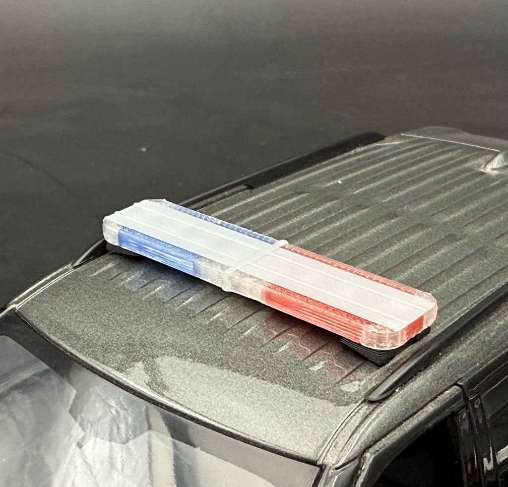 1/24 25 27 LED Ready Whelen Liberty II Blue Red Police Lightbar 2449BR29
