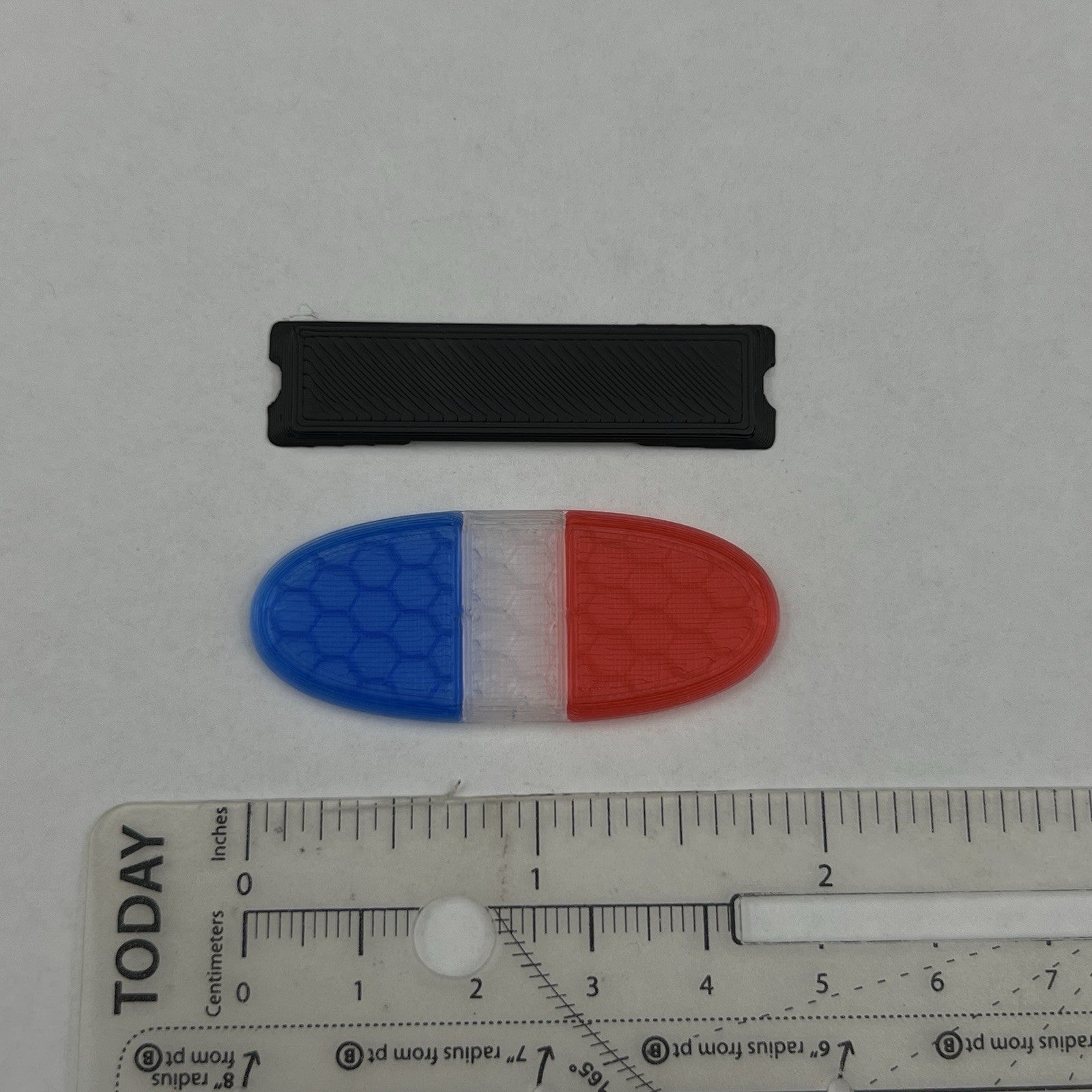 1/24 25 PCB Ready Blue Red Federal Signal Arjent Lightbar Police Sheriff SUV1