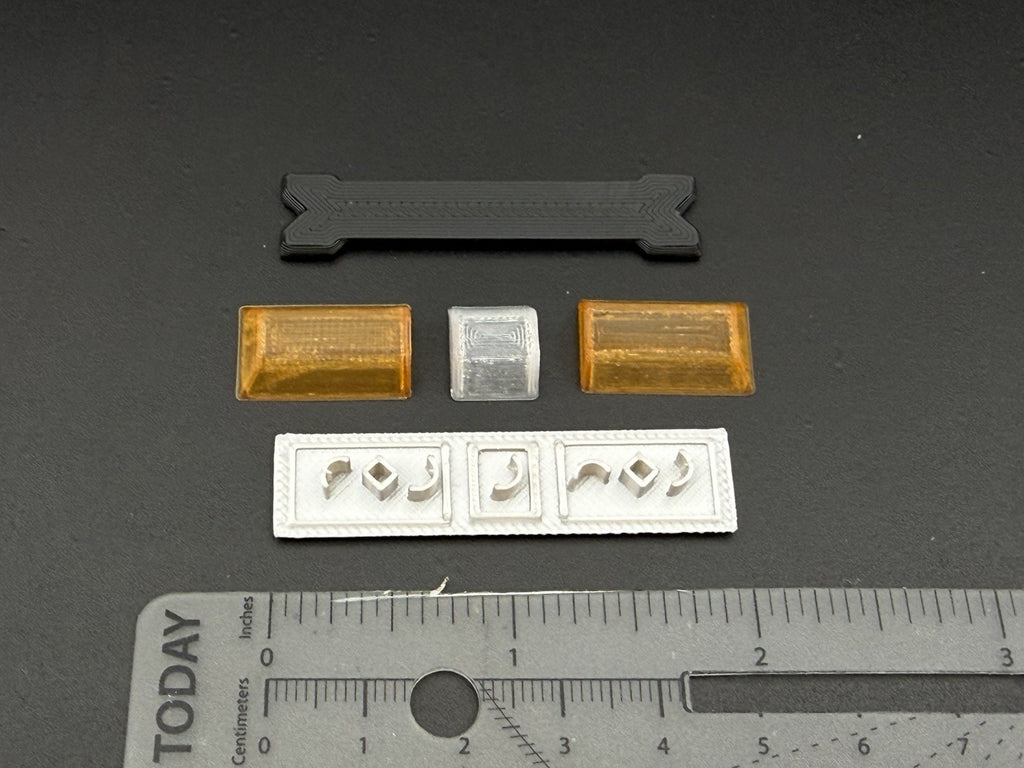 1/24 1/25 Scale Model Amber Clear Code 3 LP6000 Lightbar Tow Security 2411ClearA1