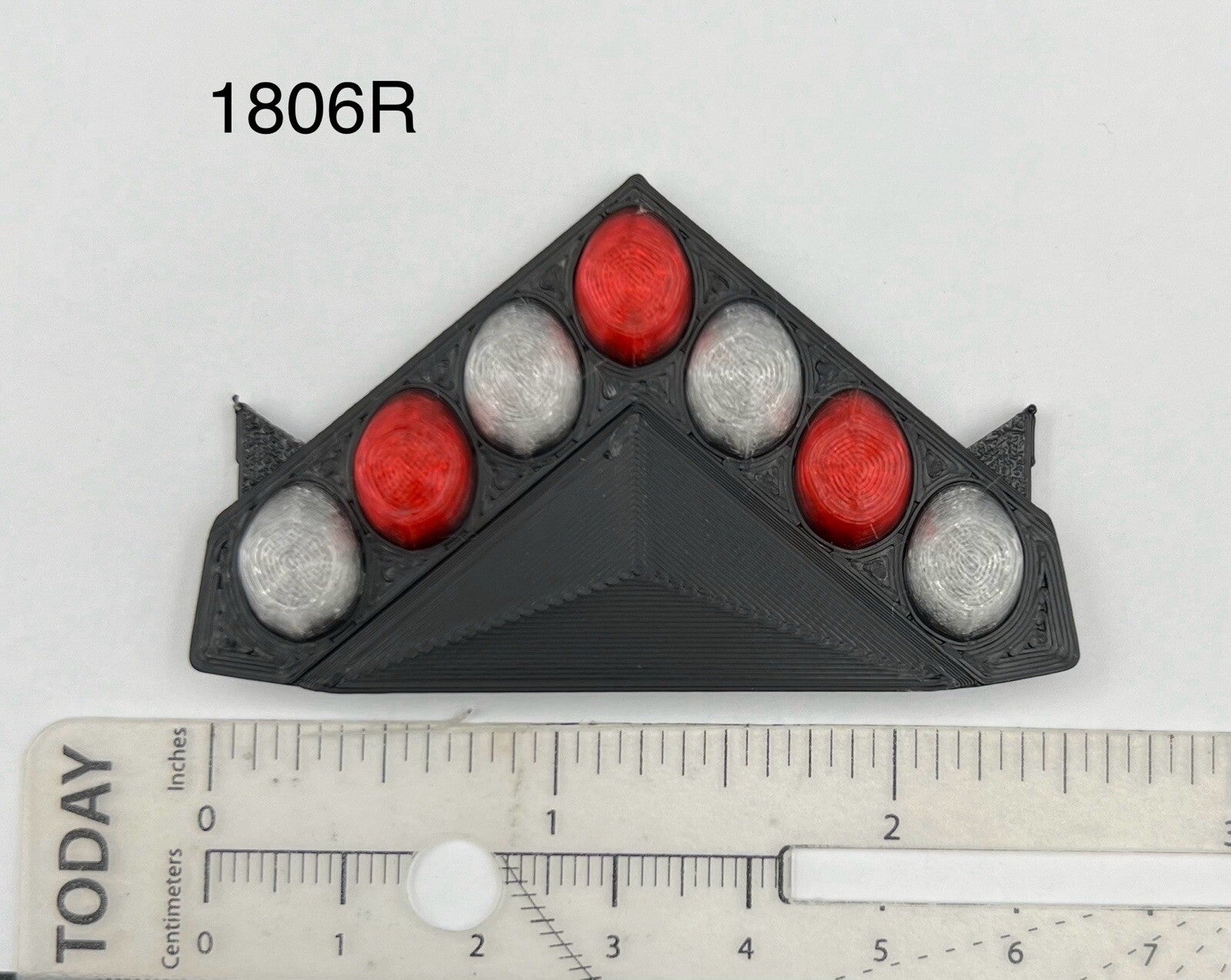 1/18 LED Ready NYPD Red Federal Signal Vision SLR Lightbar Police Sheriff Car0