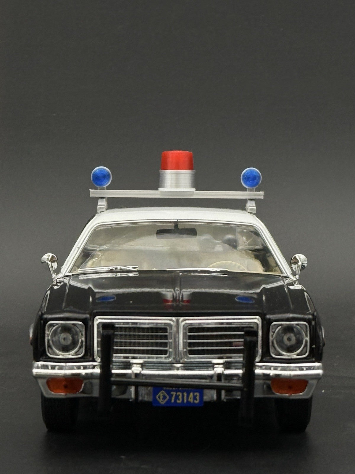 1/18 LED Ready Federal Visibar CJ 184 284 Blue Beacon Red Lollipop Police Light3