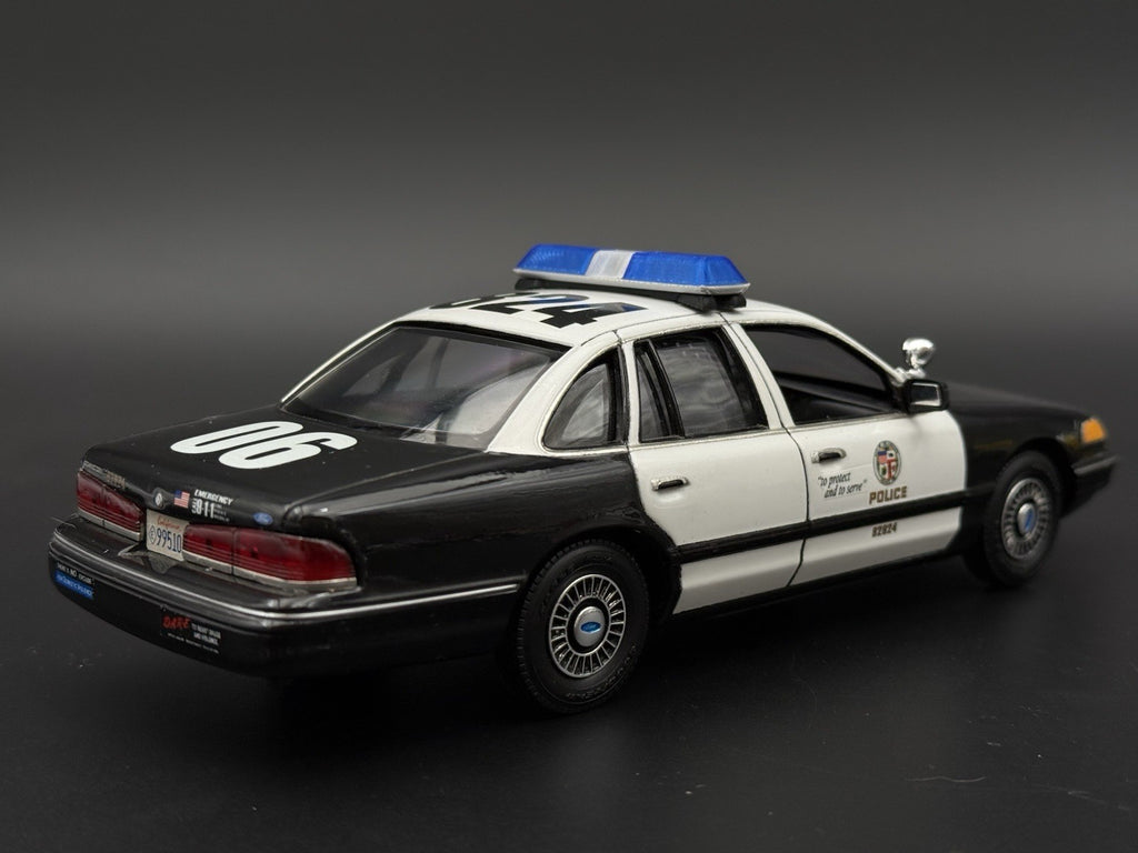 1/24 1/25 Scale Model Blue Clear Code 3 LP6000 Lightbar Police Fire 2411ClearB7