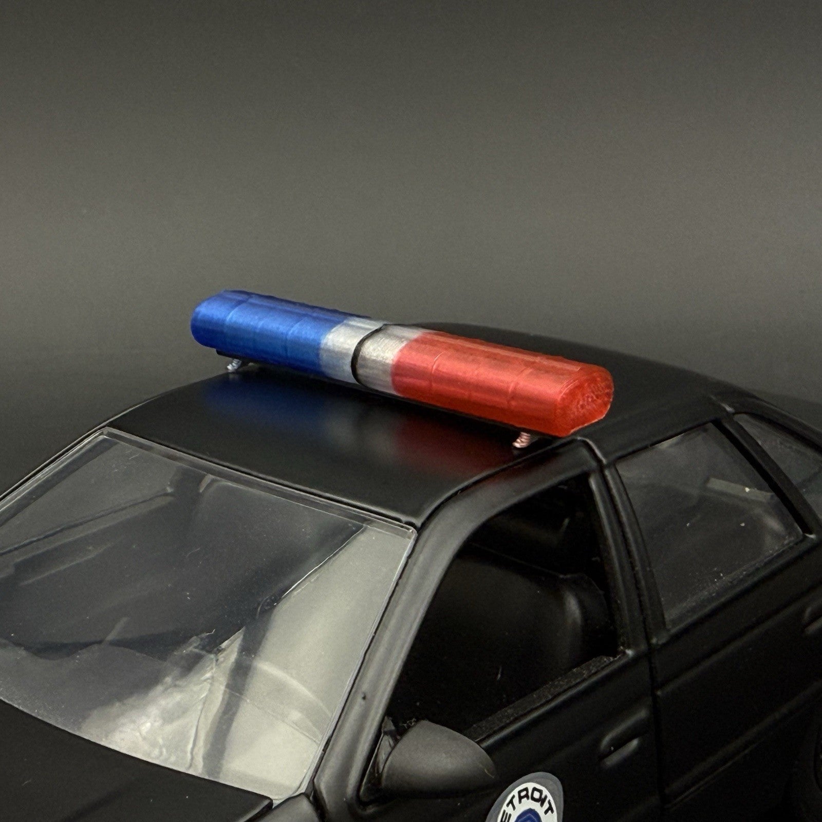 1/24 1/25 LED Compatible AeroDynic Lightbar Blue Red Clear Police Sheriff11