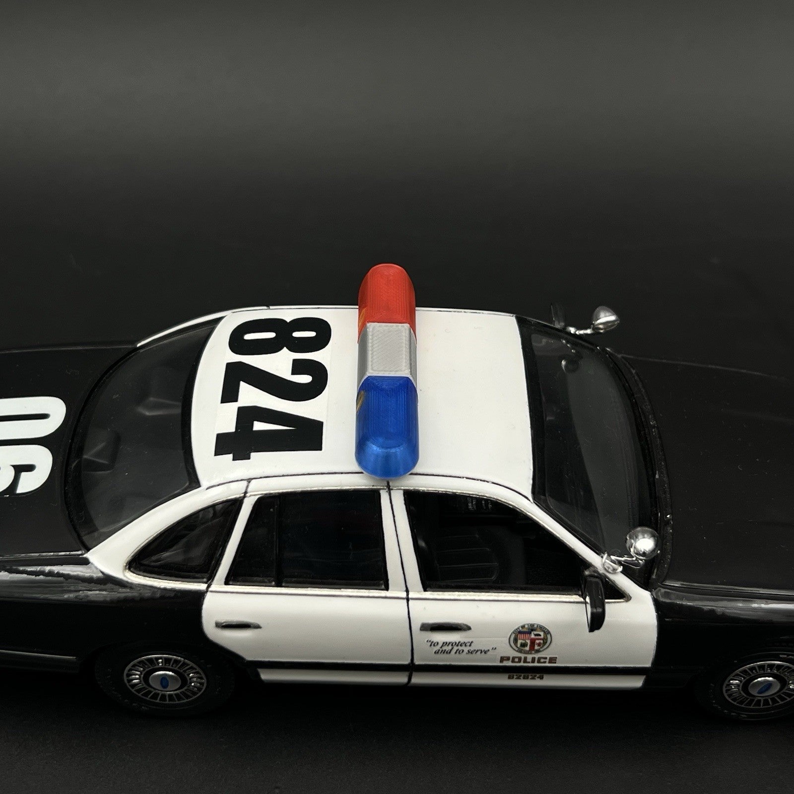 1/24 1/25 Blue Red Whelen 80H 90H 8000 Lightbar Police Sheriff Highway Patrol5