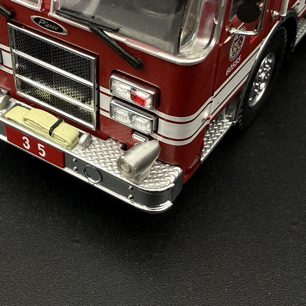 2 Pack 1/64 B&M Super Chief Siren Code 3 Fire Engine Truck Kitbash 64455