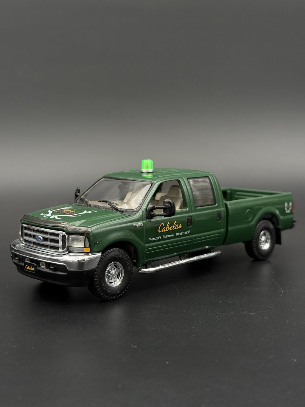 2 Pack 1/32 1/24 Scale Hollow Green Beacon Strobe Fire Police EMS 1/34 1/25 32023