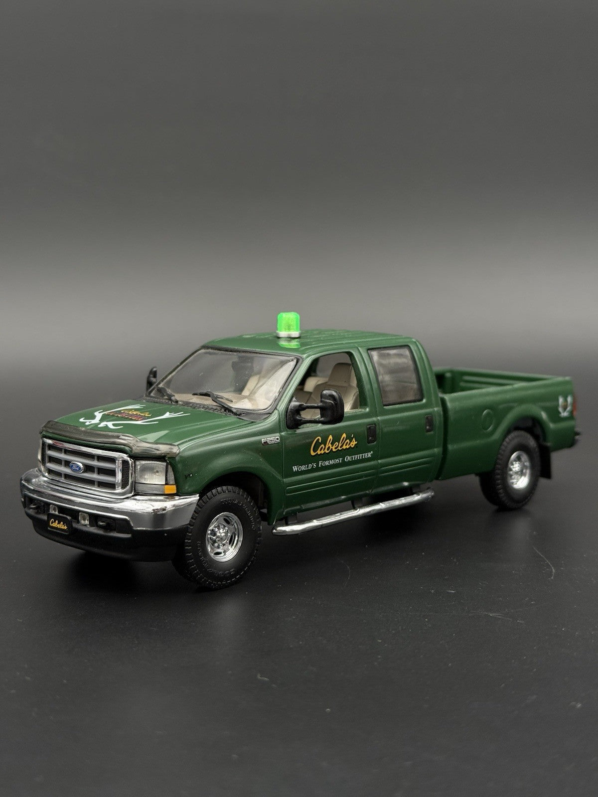 2 Pack 1/32 1/24 Scale Hollow Green Beacon Strobe Fire Police EMS 1/34 1/25 32023