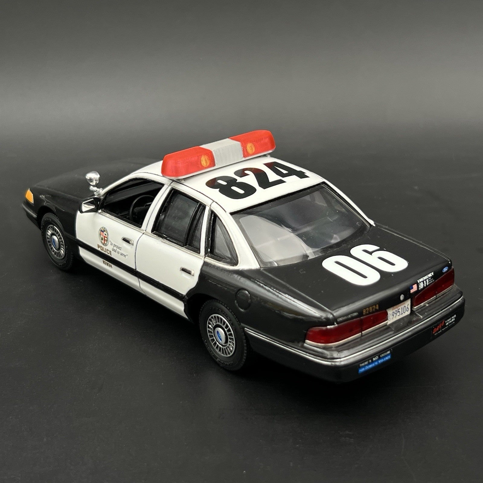 1/24 1/25 Red Whelen 80H 90H 8000 Lightbar Police Sheriff Fire Highway Patrol9
