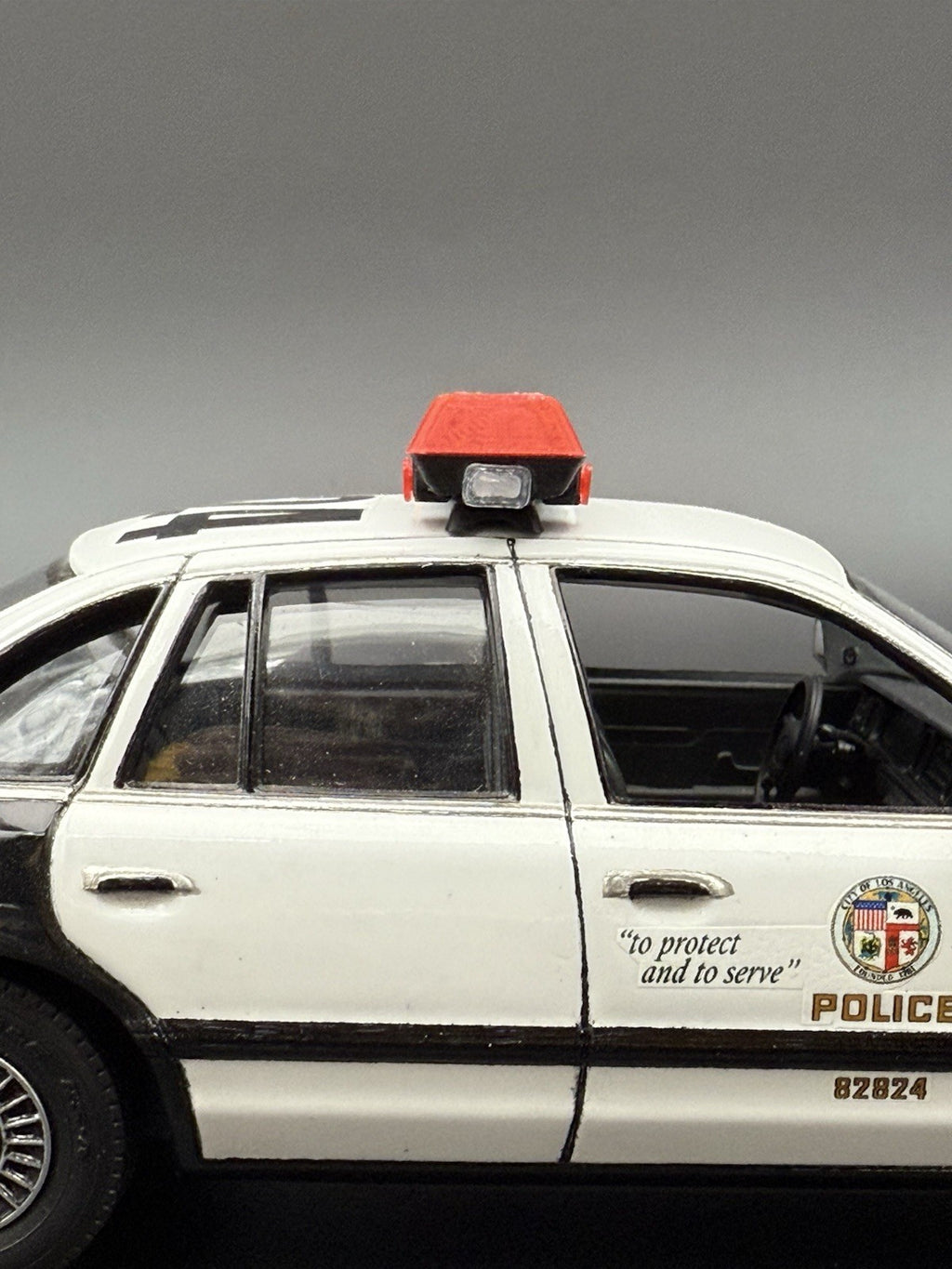 1/24 25 Scale Red Streethawk Lightbar New York Police Sheriff Fire 2464RClear9