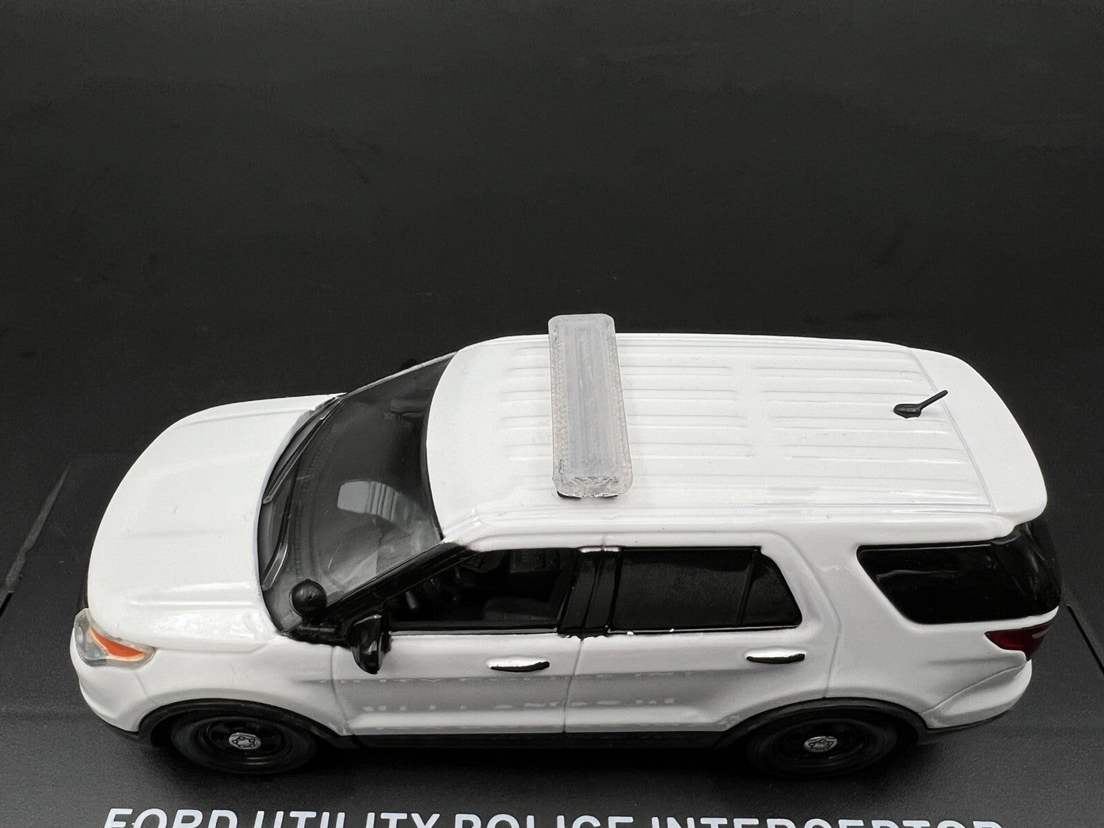 2 Pack 1/43 SUV Length Whelen LED Gray Top Cover Lightbar O Scale Police Sheriff6