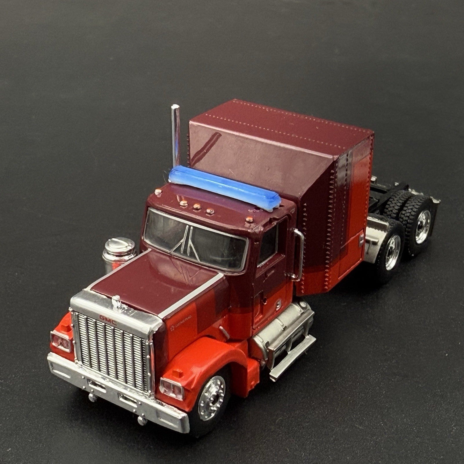 4 Pack 1/87 HO Scale Blue Long Code 3 MX7000 Lightbar Police Fire Truck 87054