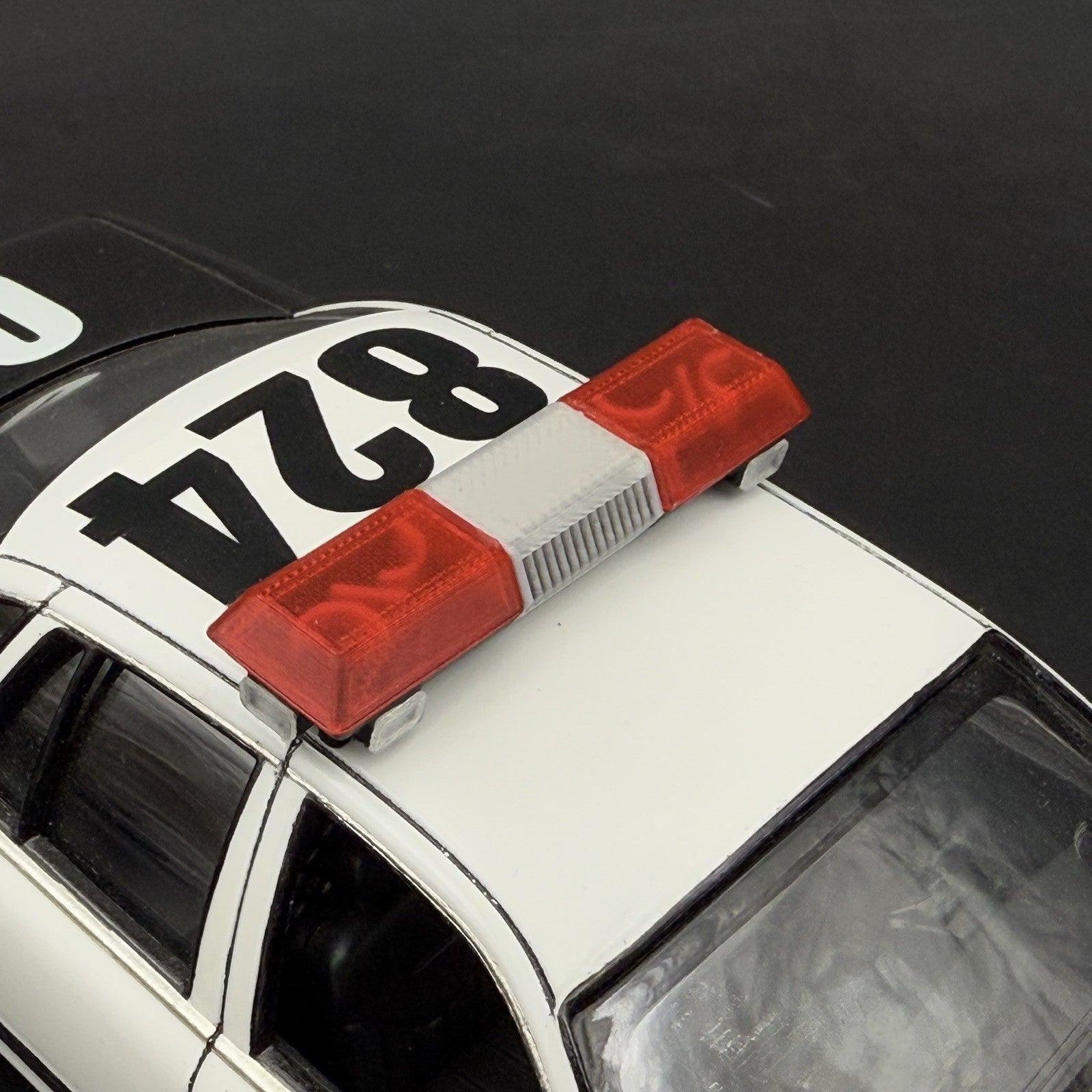 1/18 Scale Red Chrome Streethawk Lightbar New York Police Sheriff Fire8
