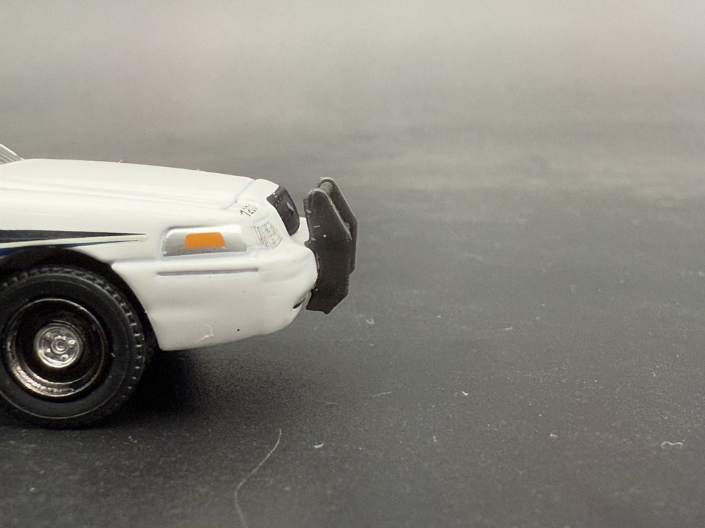 2 PACK 1/64 Go Rhino Push Bumper Pushbar Crown Vic Police Rollin Greenlight 5962