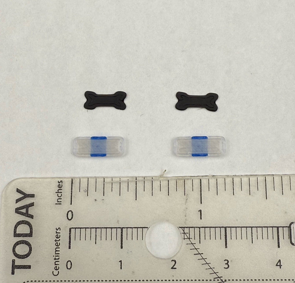 2 Pack 1/64 Mini Whelen Edge Clear Blue Clear Lightbar Police Fire Sheriff EMS1