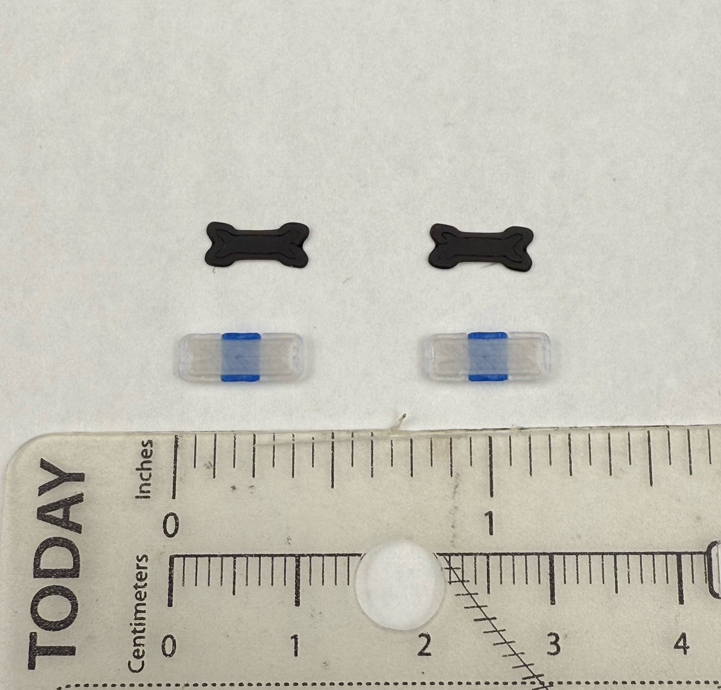 2 Pack 1/64 Mini Whelen Edge Clear Blue Clear Lightbar Police Fire Sheriff EMS1
