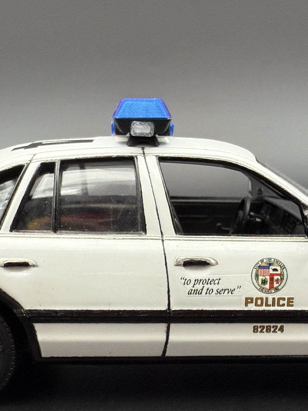 1/24 25 Scale Blue Red Clear Streethawk XL Lightbar Police 2464BRClearXL8