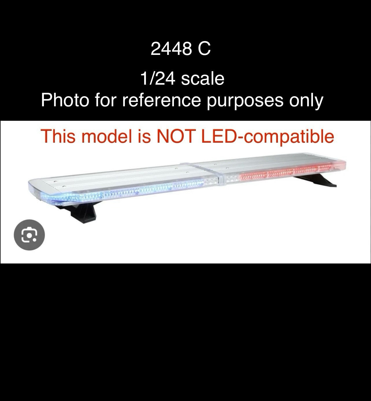 1/24 25 27 Whelen Legacy Extra Low Profile Lightbar Police Sheriff Fire SUV10