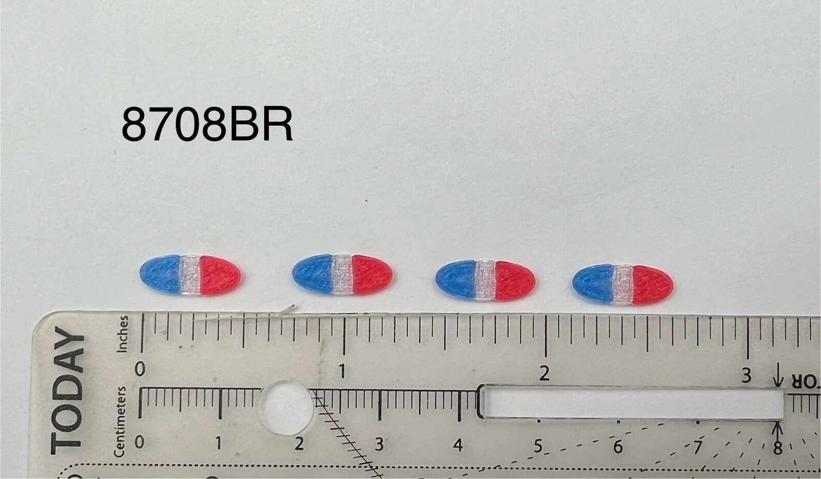 4 Pack 1/87 HO Scale Blue Red Federal Signal Arjent Lightbar Police Car Sheriff0