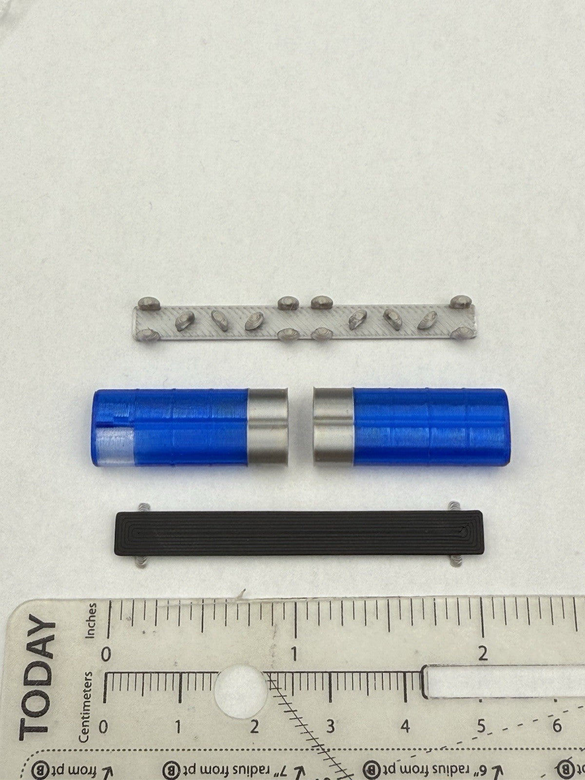 1/24 1/25 Blue Clear Chrome Federal Signal Aerodynic Lightbar Police Hawaii 24161