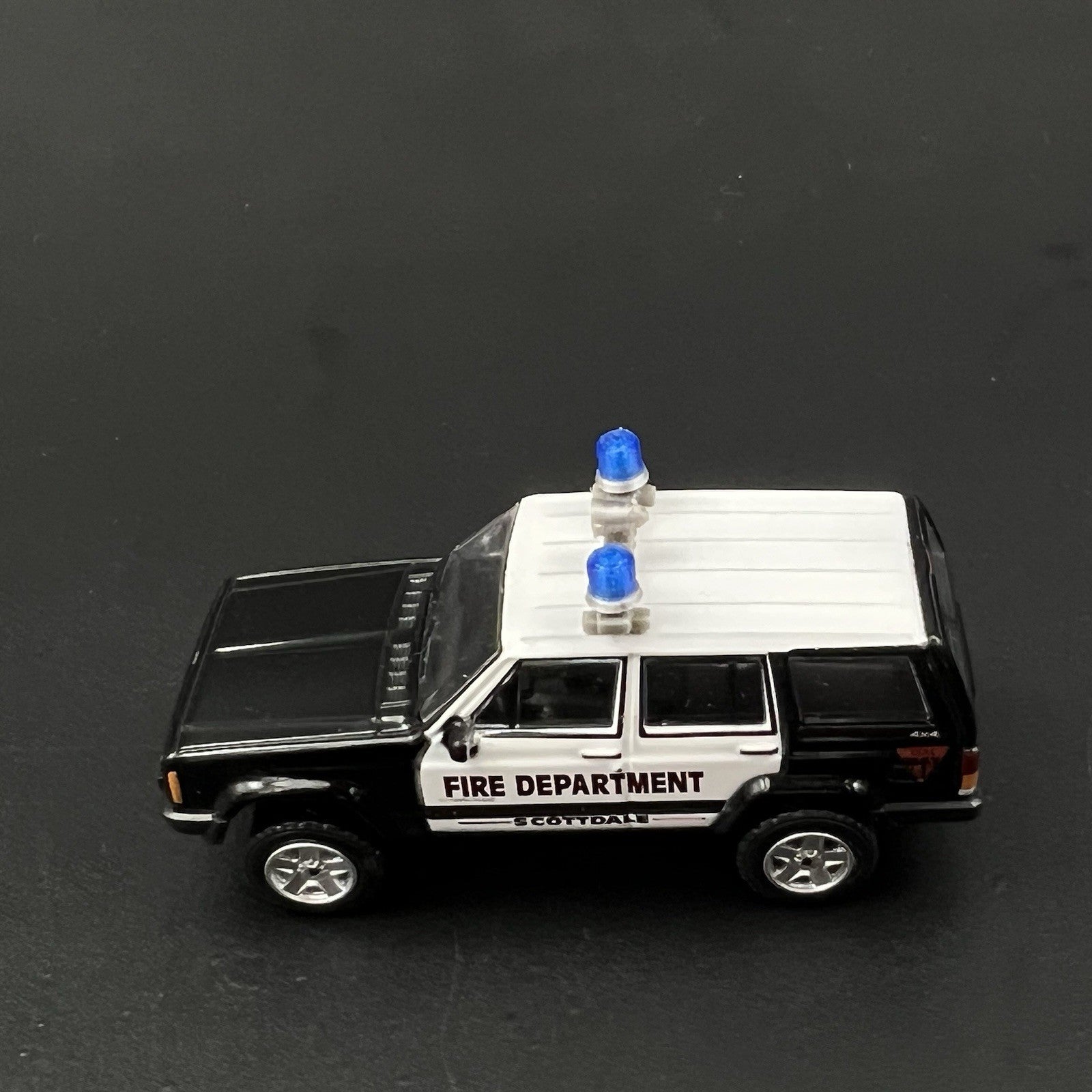 2 Pack 1/64 Blue Mars Skybolt Beacon Lightbar Siren Speaker Police Sheriff5