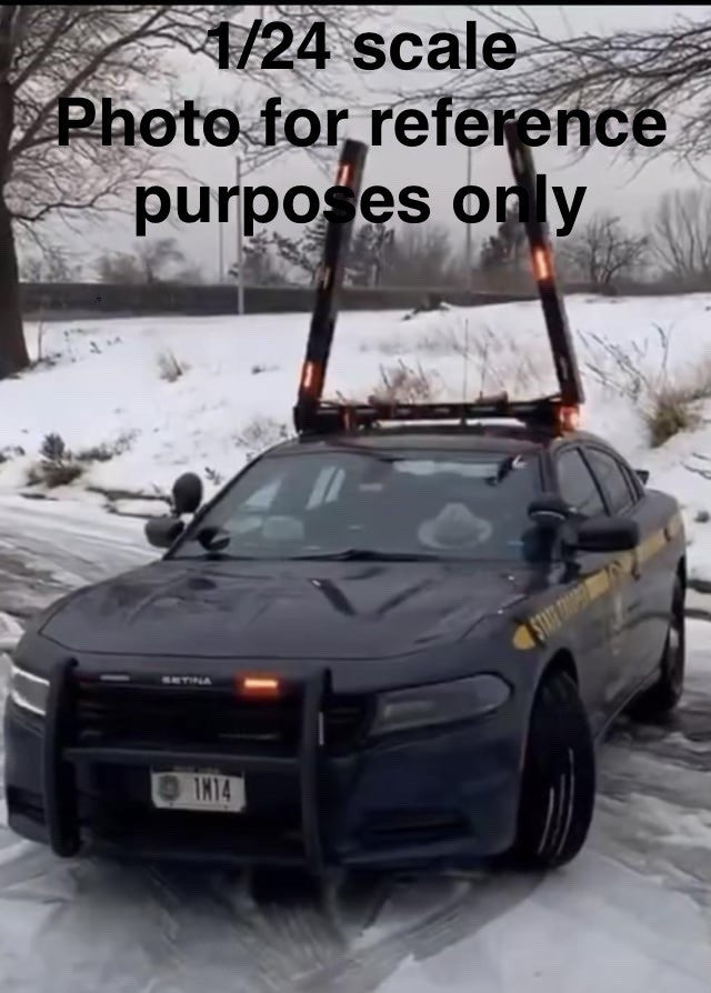 1/24 25 LED Compatible NYSP High Riser New York State Police Style Lightbar22