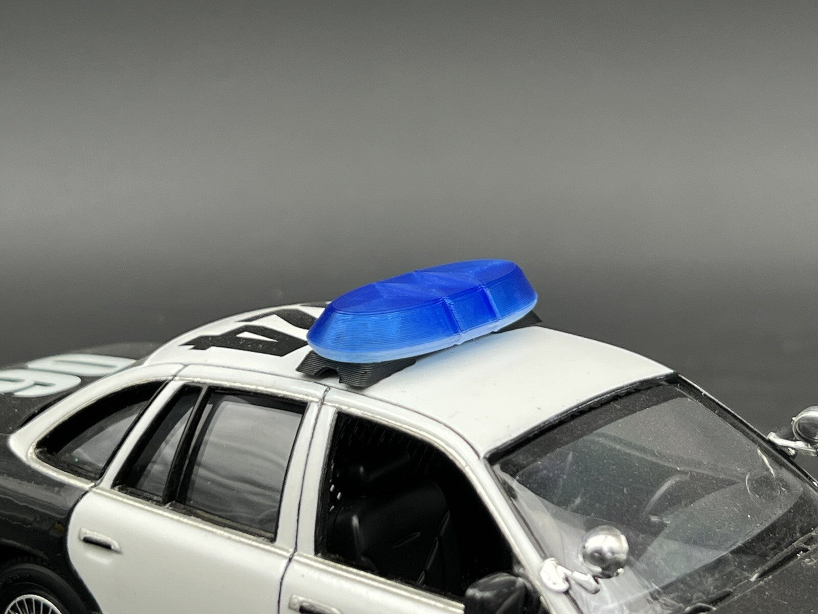 1/24 25 Blue Federal Signal Vista Lightbar Kentucky Mass State Police Sheriff5