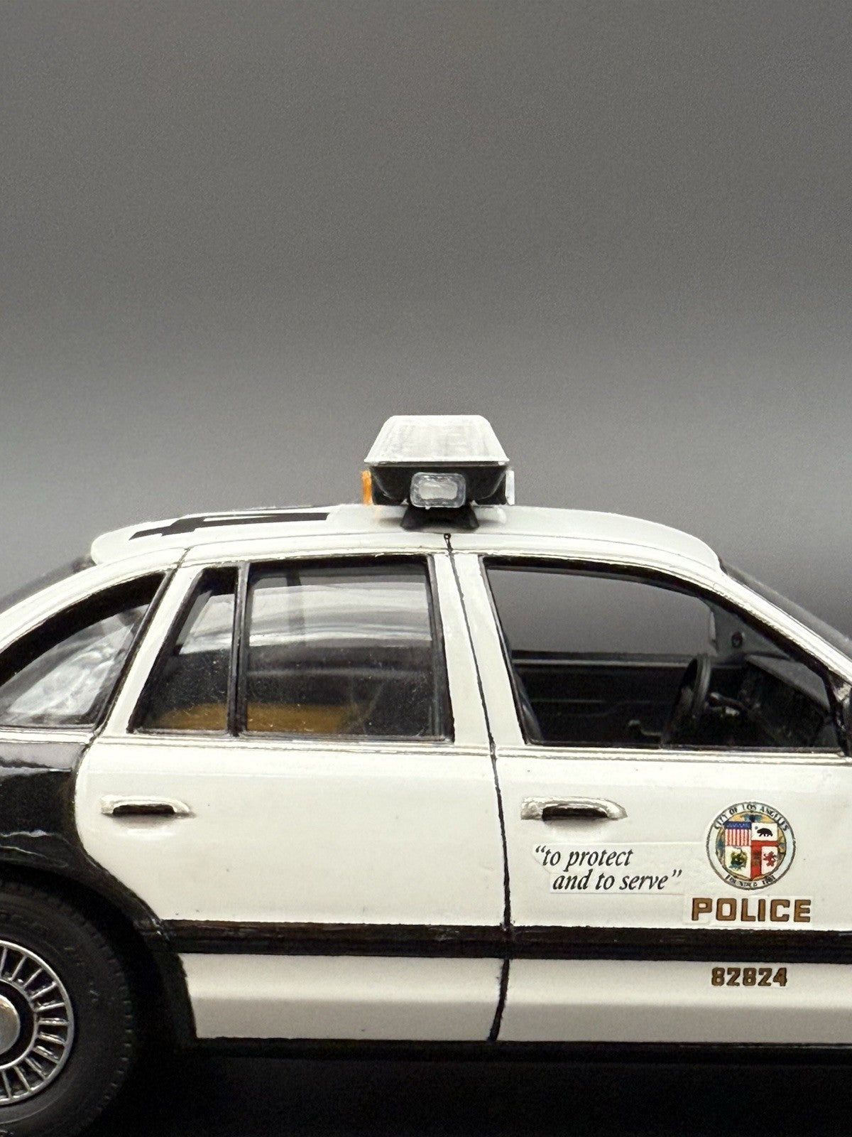 1/24 25 Scale Clear Streethawk Lightbar Police 24647