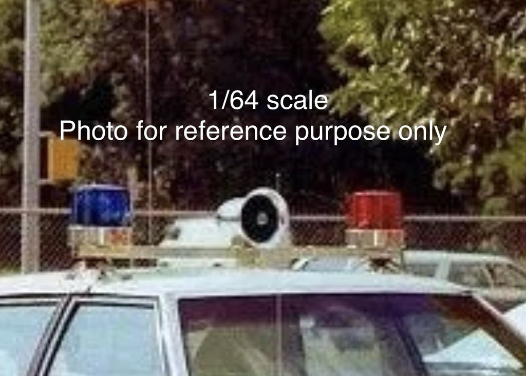 2 Pack 1/64 Blue Red Mars Skybolt Beacon Lightbar Siren Speaker Police Sheriff13